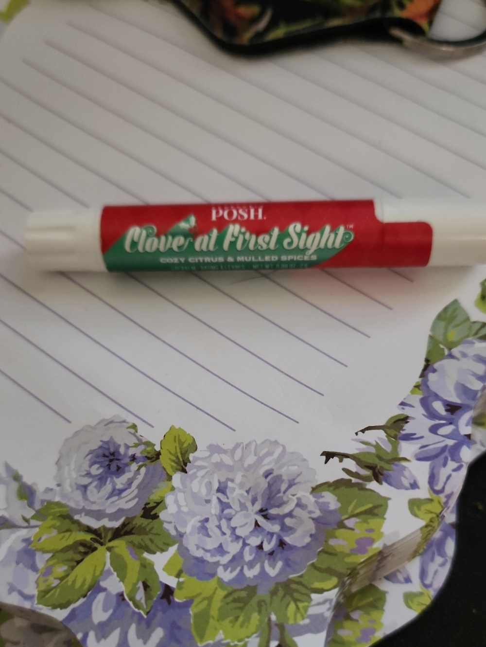 BNIP Posh Clover at First Sight Lip Balm - Red & Green Label